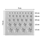 Molde Silicona Mini Estrellas Surtidas